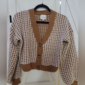 Camel Knit Sweater Medium